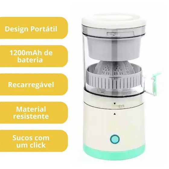 Espremedor de Frutas Mini Automático Recarregável 110V/220V